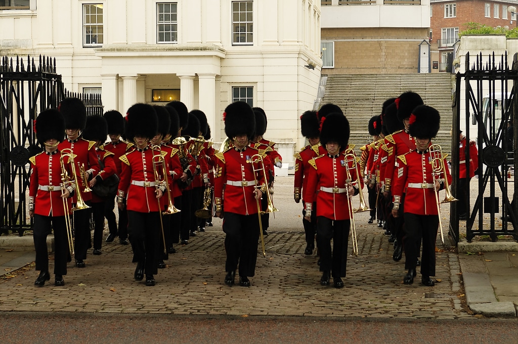 Relève de la garde à Buckingham Palace