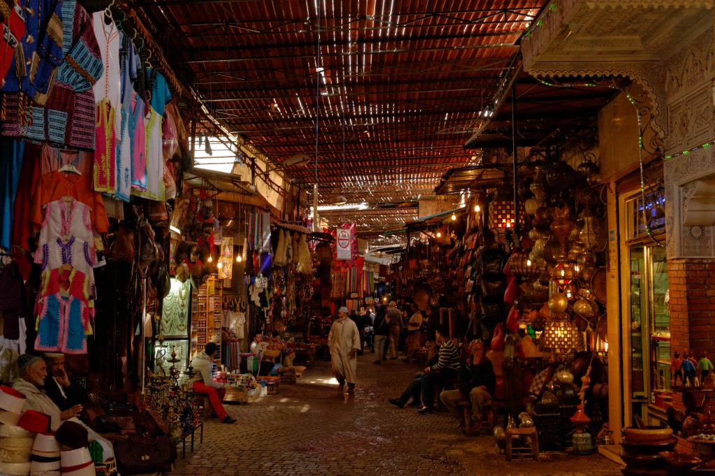 Promenade dans les souks de Marrakech