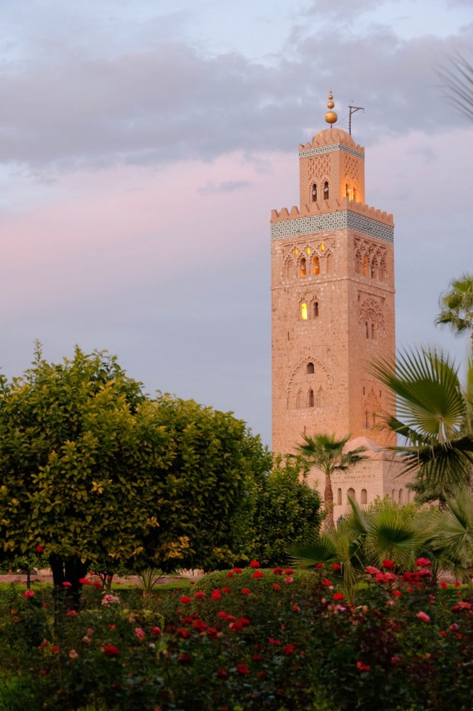 Le minaret de la Koutoubia à Marrakech