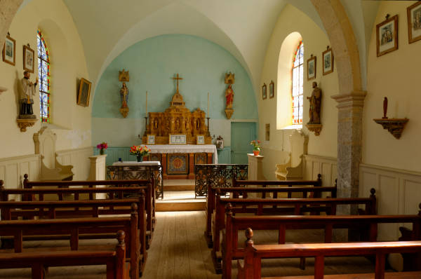 Intérieur de la Chapelle Mijoux