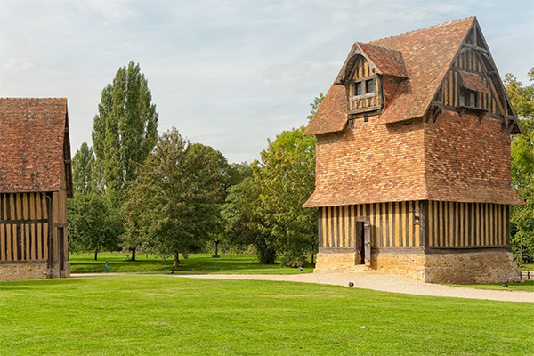 Le pigeonnier du Château de Crèvecoeur-en-Auge