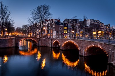 Les canaux d'Amsterdam : Reguliersgracht,