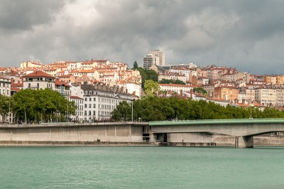 Visit Lyon : Croix Rousse Hill and the Rhône river