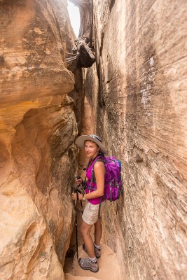 Slot Canyon à Canyonlands National Park, The Needles