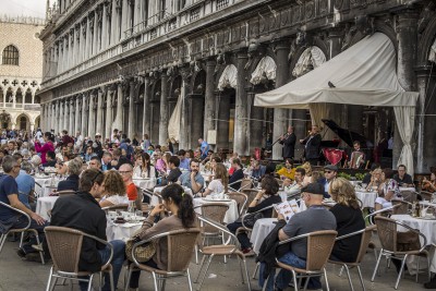 Le café Florian, place Saint Marc à Venise