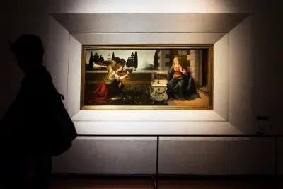 Visiter le musée des Offices à Florence : l'Annonciation de Leonard de Vinci