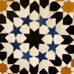 Motif de Zellige, mosaïque