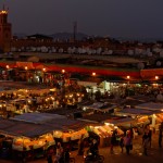 Place Djemaa el Fna by night