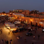 Place Djemaa el Fna by night