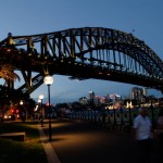 Sydney Harbour Bridge by night