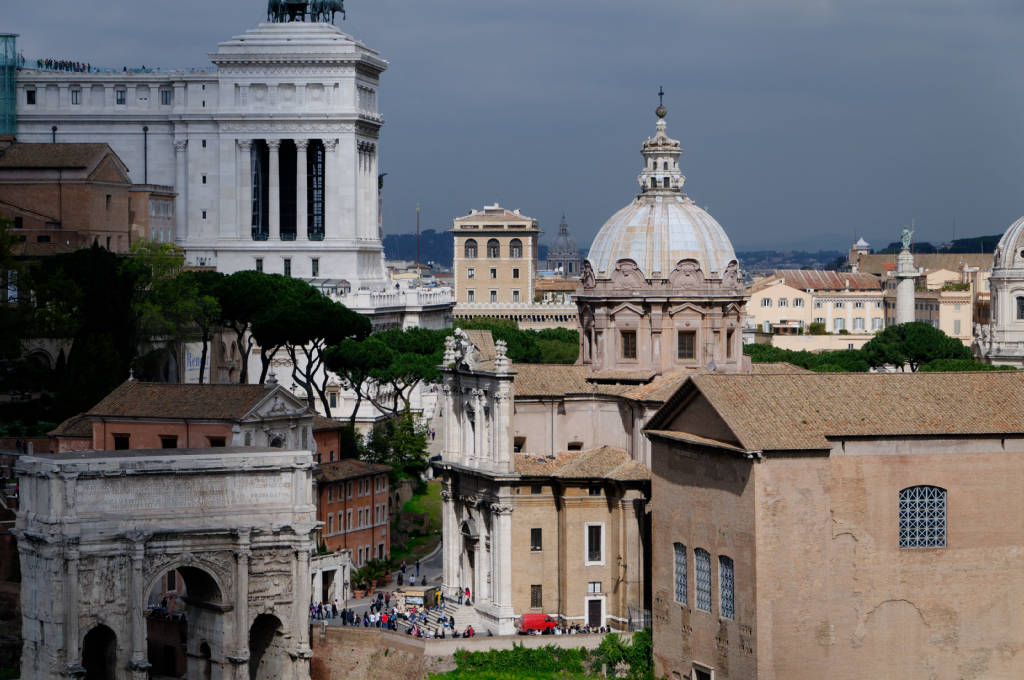 Vue de Rome depuis le Palatin