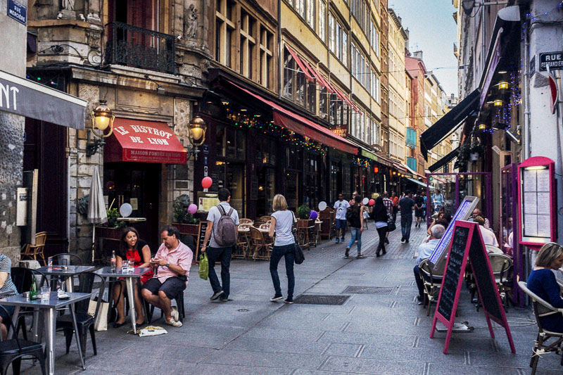 Rue Mercière à Lyon