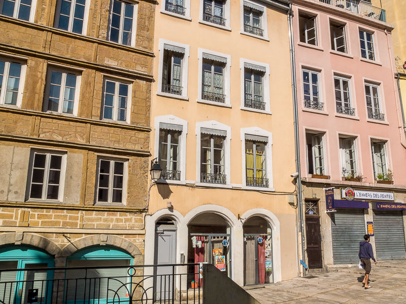 Lyon Croix Rousse : montée de la Grande Côte