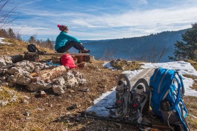 Randonnée raquette à Morteau dans le Haut Doubs