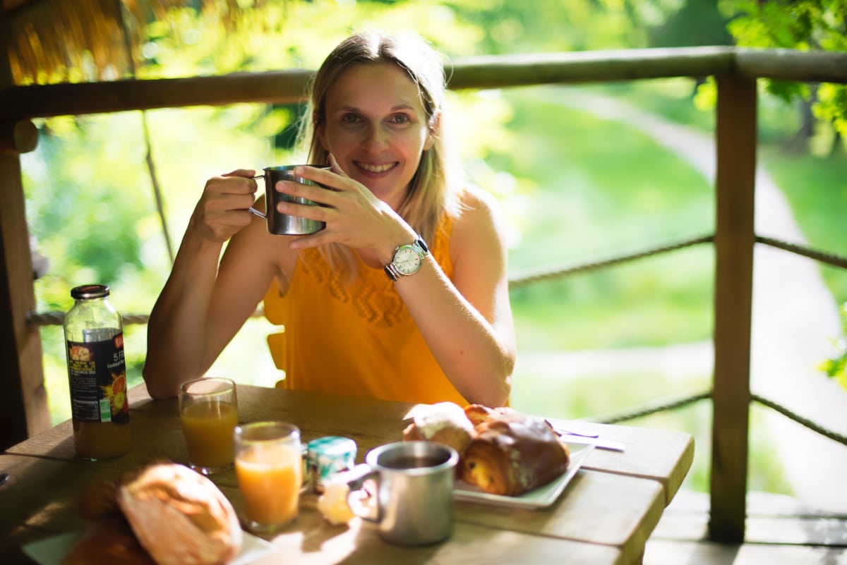 Petit Déjeuner dans les arbres