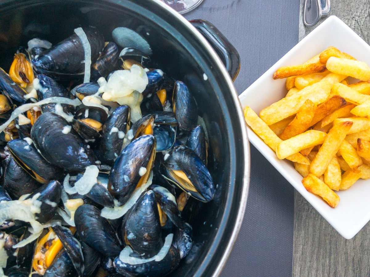 Moules frites en Picardie