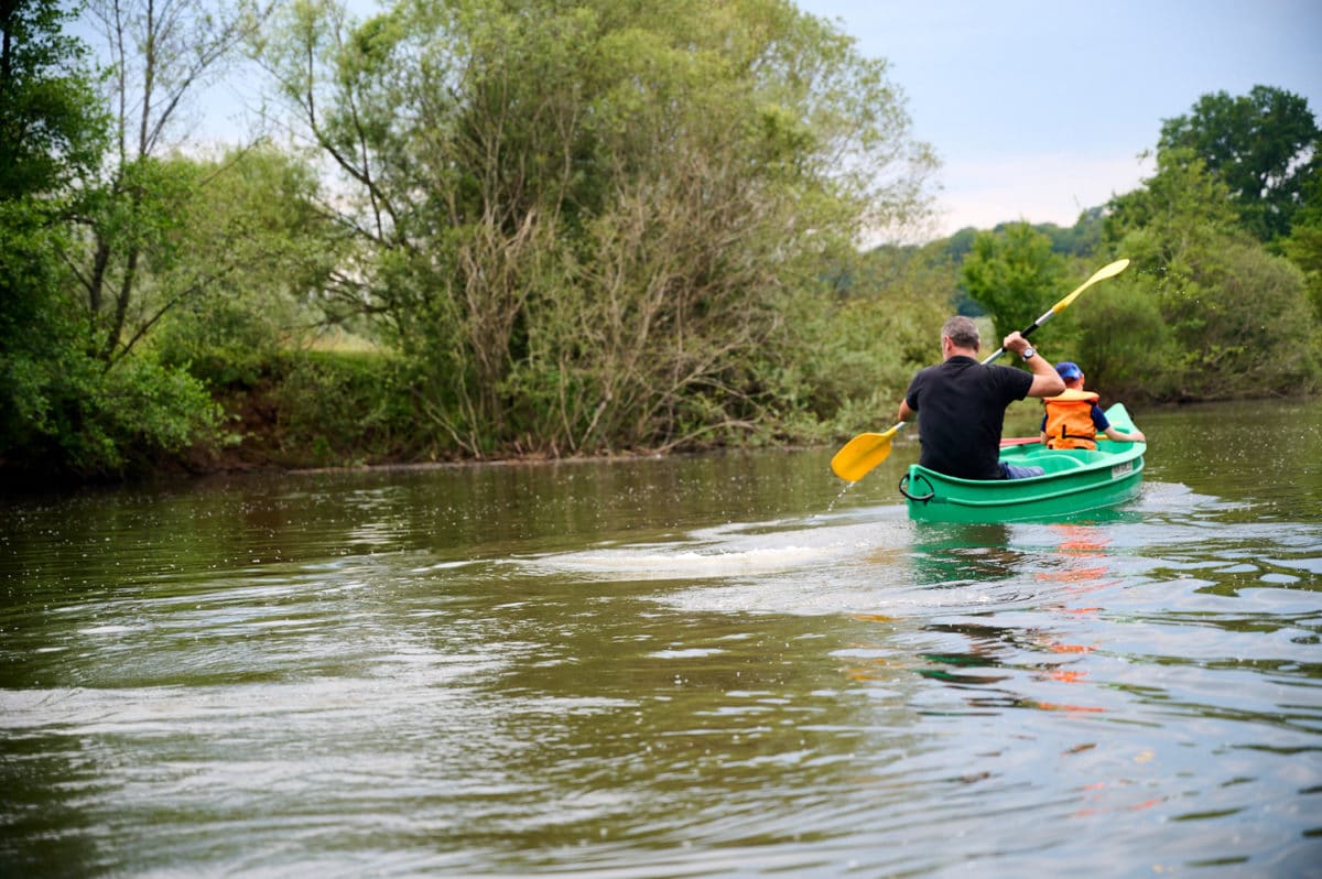 canoe en Franche-Comté sur l'Ognon