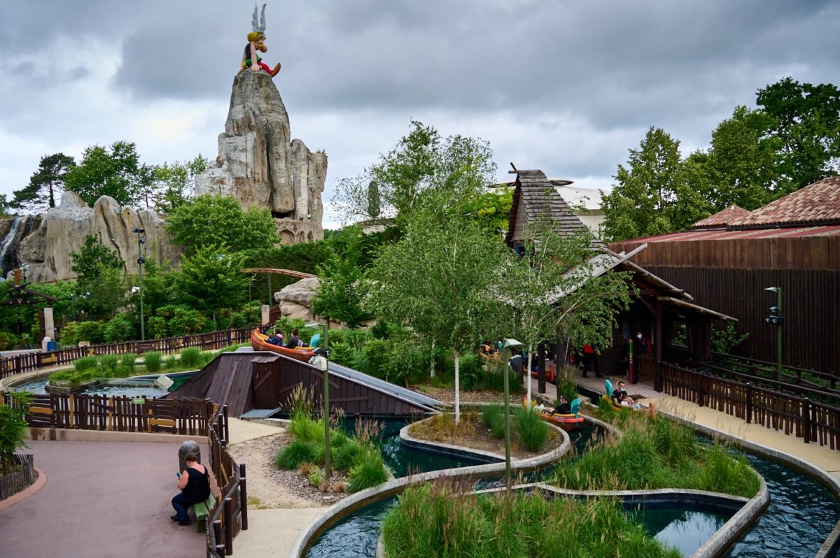 vue sur le parc Astérix