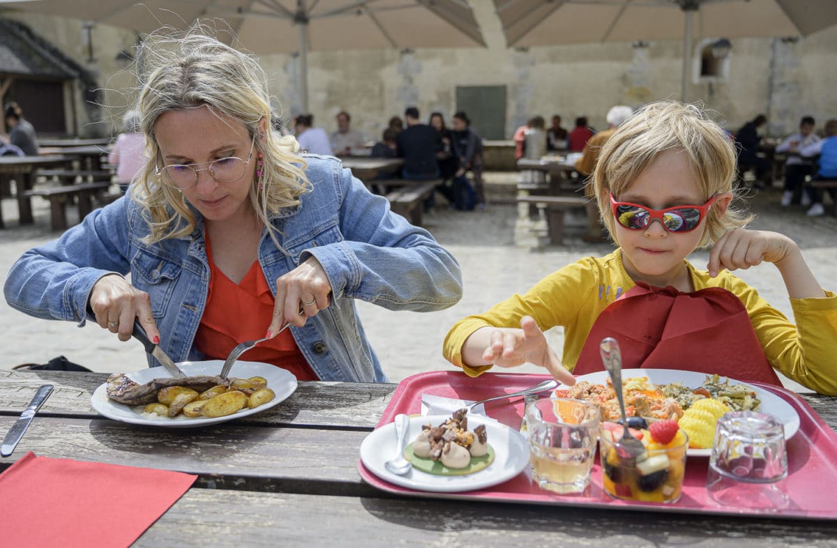 Repas au château de Vaux-le-Vicomte : le relais de l'écureuil