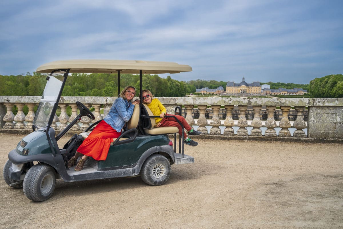 Visite des jardins en voiturette électrique