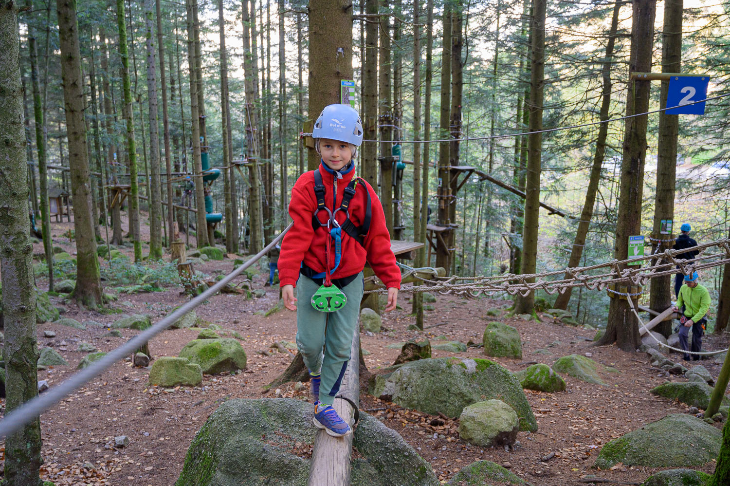 Parcours aventure accrobranche de Bol d'Air à la Bresse