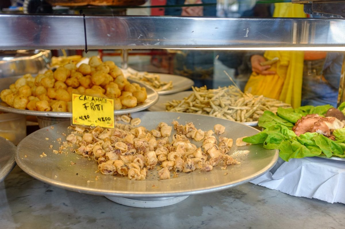 Manger une friture à Gênes