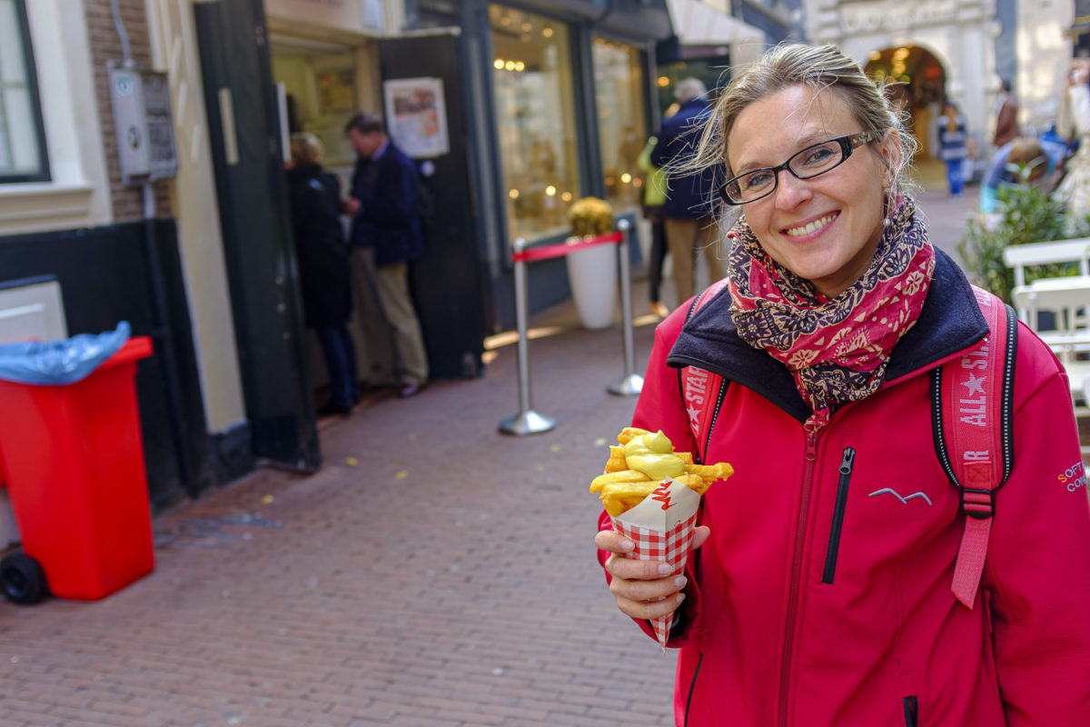 Manger dans un Street food à Amsterdam