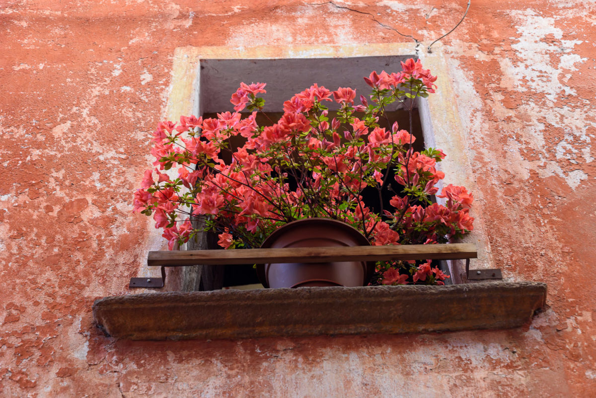 Façade de maison à Orta