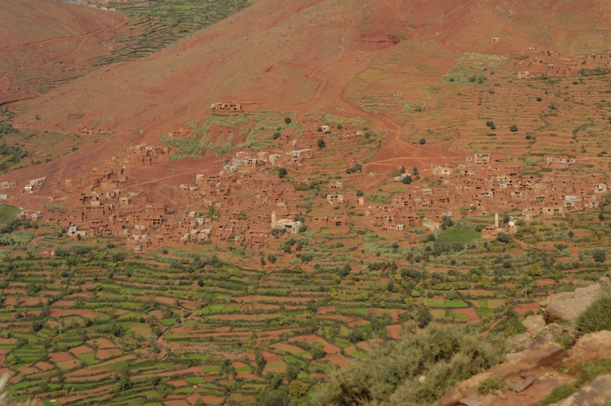 La vallée de l'Ourika près de Marrakech